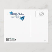 クリスマス – ブルースノーフレーク – Yorkshire Terrier (裏面)