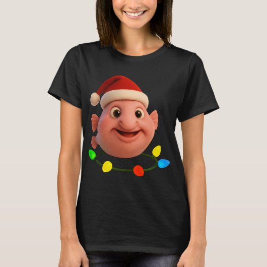 クリスマス・ブロブ・スカルピン Tシャツ (正面)