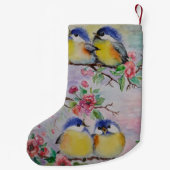 クリスマス ブーツ 鳥 スモールクリスマスストッキング (裏面)