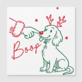クリスマス ブープ ダックスフント 犬 (正面)