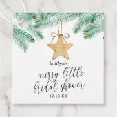 クリスマス プチギフト ウェディングシャワー フェイバータグ (正面)