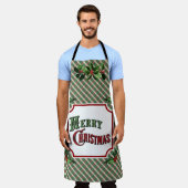 クリスマス プライド エプロン (着用した状態)