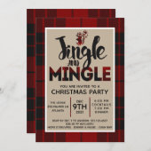 クリスマス プライド ホリデー パーティー 招待状 (正面/裏面)