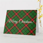 クリスマス プライド 赤と緑の包装 カード (黄色い花)