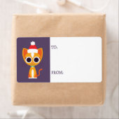 クリスマス・プリュール・ザ・ネコ ラベル (インサイチュ)