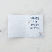 クリスマス プリンセス 誕生日 冬 年齢 カード (内部)