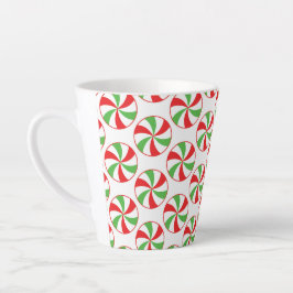 クリスマス プリント コーヒーマグ キャンディケイン カップ
