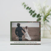 クリスマス・プレイド楽しく撮影した後感謝していのEver ポストカード (スタンド正面)