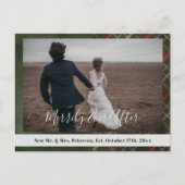 クリスマス・プレイド楽しく撮影した後感謝していのEver ポストカード (正面)