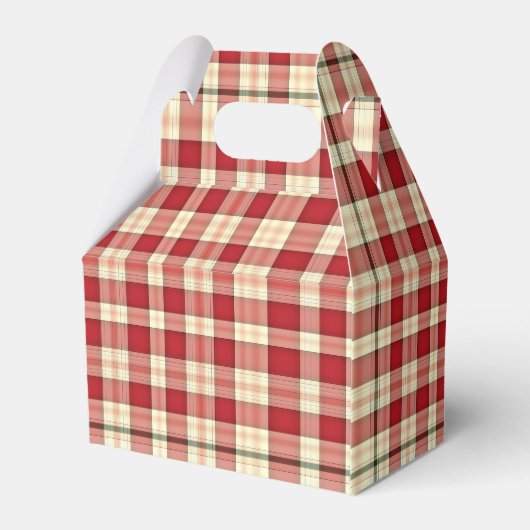 クリスマス・プレイド20パーティー用愛箱,切り妻 フェイバーボックス (裏面サイド)