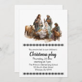 クリスマス プレイ 招待状 (正面/裏面)