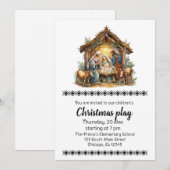 クリスマス プレイ 招待状 (正面/裏面)