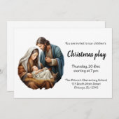クリスマス プレイ 招待状 (正面/裏面)