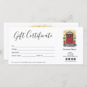 クリスマス・プレゼント伝票証明書 (正面/裏面)