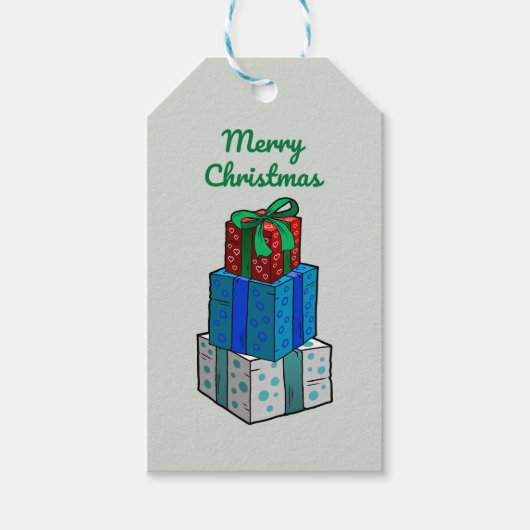クリスマス プレゼント ギフトタグ (正面)