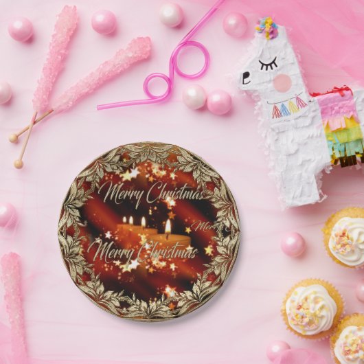 クリスマス/プレート新年のパーティーの ペーパープレート (パーティー)