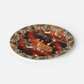 クリスマス/プレート新年のパーティーの ペーパープレート (アングル)