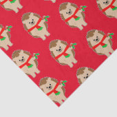 クリスマス・ヘッジホッグ・ホリーすてき:Be!ラッピングペーパー 薄葉紙 (詳細)