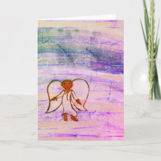 クリスマス・ヘラルド・エンジェルが歌う カード (正面)