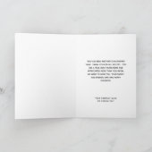 クリスマス・ヘ企業のルスケアのロゴありがとう  シーズンカード (内部)