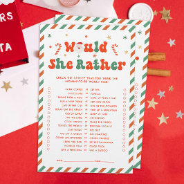 クリスマス・ベイビー・シャワーは彼女がゲームをするだろう