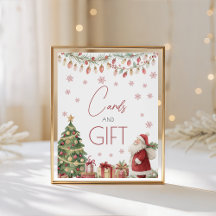 クリスマス ベビーシャワー カード ギフト サイン