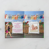 クリスマス·ベビー·シャワー 招待状 (内部)