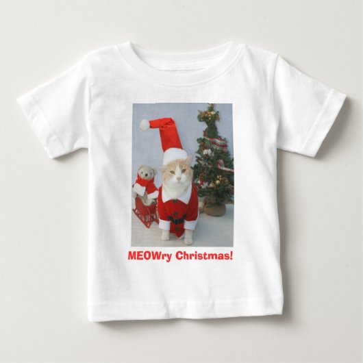 クリスマス！ ベビーTシャツ (正面)