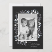 クリスマス ベリー ホリデー カード (正面)