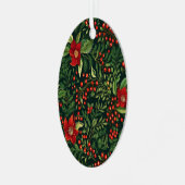 クリスマス ベリー メタルオーナメント (正面左)