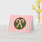 クリスマス/ペパーミント葉書 カード (黄色い花)