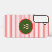 クリスマス/ペパーミント SAMSUNG GALAXYケース (裏面横)