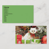 クリスマス-ペルシャ-トービー 名刺 (正面/裏面)