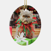 クリスマス-ペルシャ- Frannie セラミックオーナメント (右)
