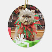 クリスマス-ペルシャ- Frannie セラミックオーナメント (左)