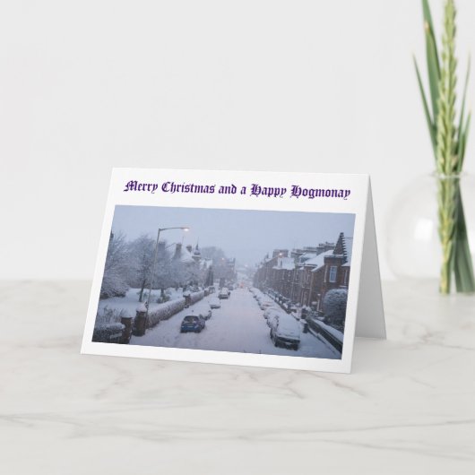 クリスマス（ペルスのホグモネー） シーズンカード (正面)