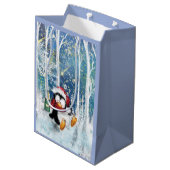 クリスマス ペンギン ギフトバッグ (裏面アングル)