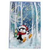 クリスマス ペンギン ギフトバッグ (裏面)