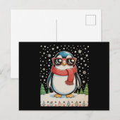 クリスマス ペンギン サングラス ダサい クリスマス ホリデー (正面/裏面)