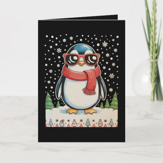 クリスマス ペンギン サングラス ダサい クリスマス ホリデー (正面)