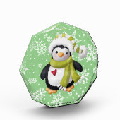 クリスマス ペンギン フォト ブロック (左)