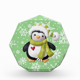 クリスマス ペンギン フォト ブロック