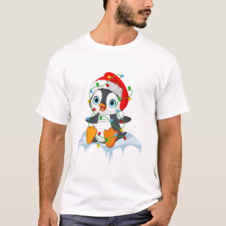 クリスマス ペンギン ルームウェア Tシャツ