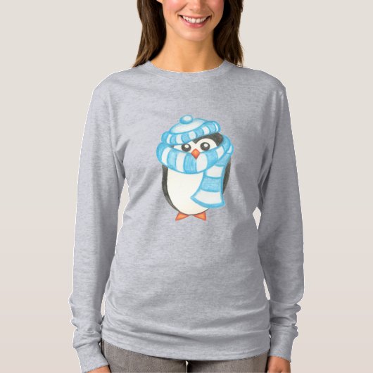 クリスマス ペンギン Tシャツ (正面)
