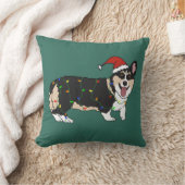 クリスマス・ペンブロークウェルシュコーギー クッション (ブランケット)