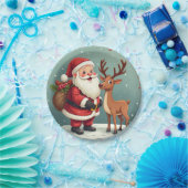 クリスマス ペーパープレート (パーティー)