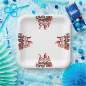 クリスマス ペーパープレート (パーティー)