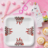 クリスマス ペーパープレート (パーティー)