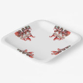 クリスマス ペーパープレート (傾斜あり)