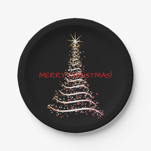 クリスマス ペーパープレート (正面)